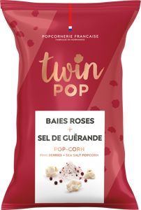 Popcorn Baies Roses + Sel de Guérande (GRAND SACHET x5)