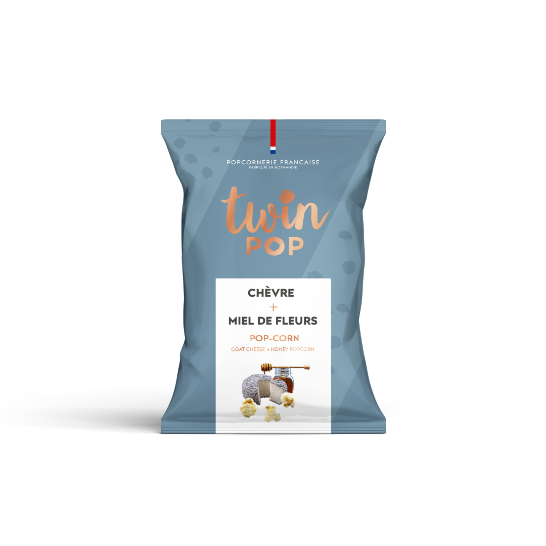 Popcorn Chèvre + Miel De Fleurs (PETIT SACHET 10x25g)