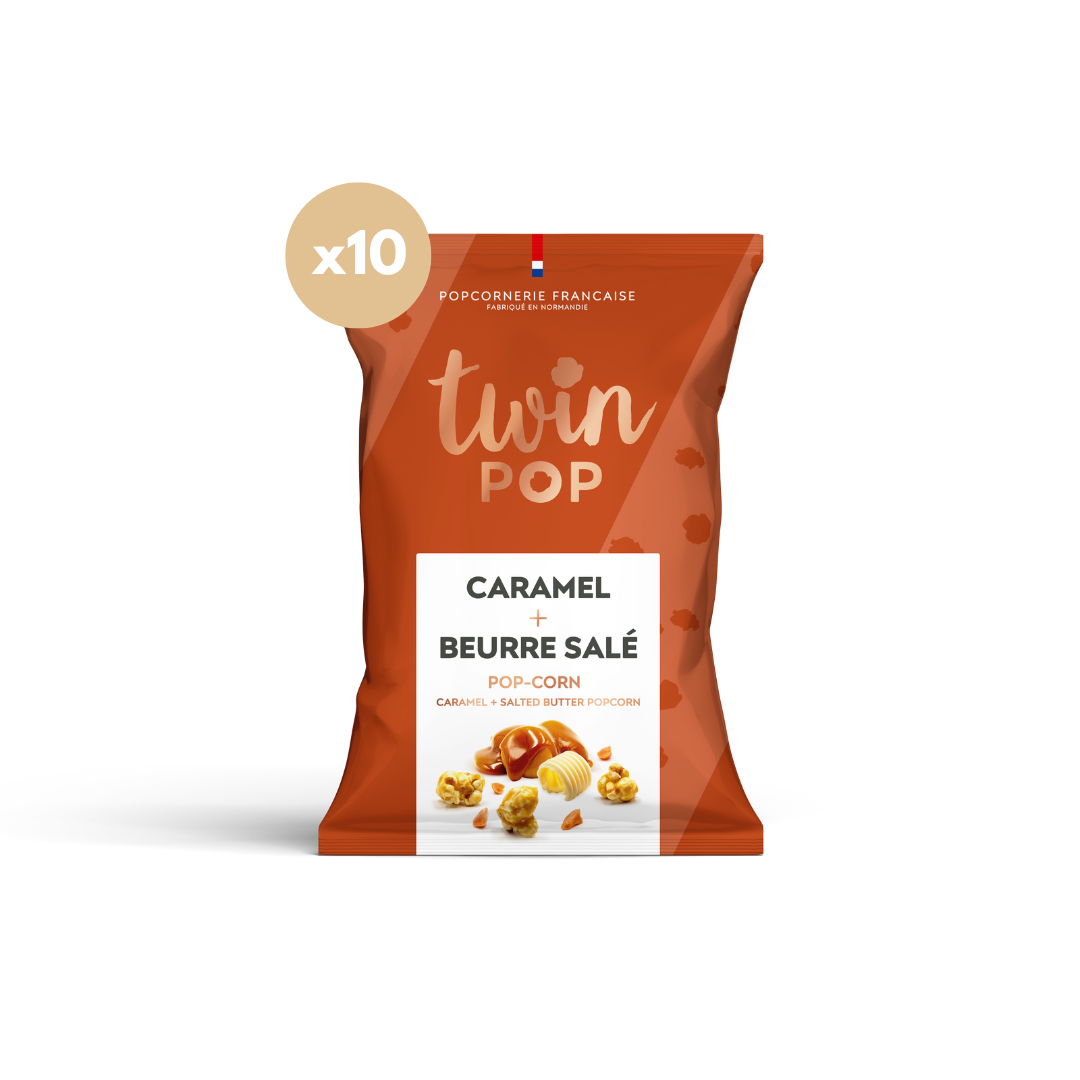 Popcorn Caramel + Beurre Salé (10x65g)