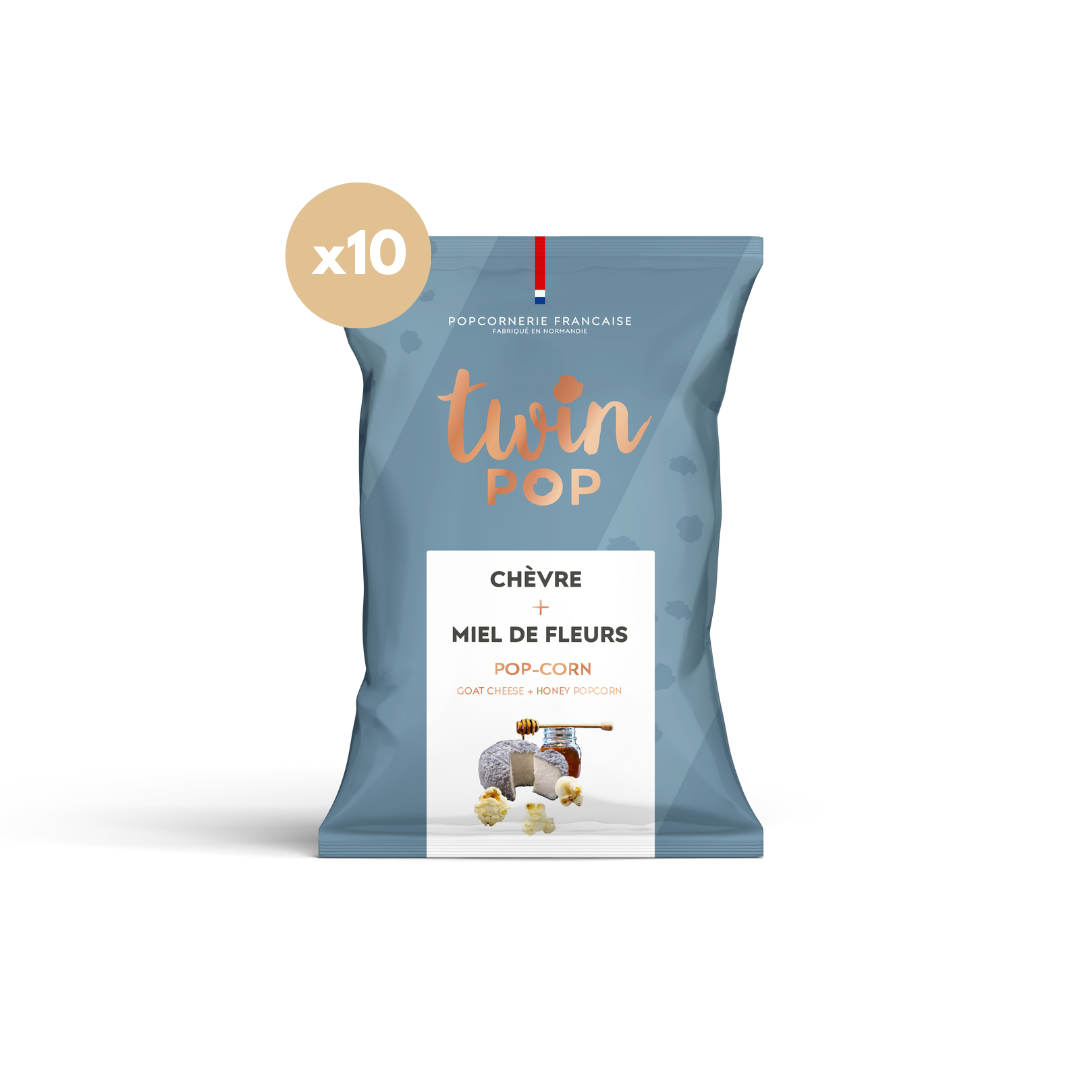 Popcorn Chèvre + Miel De Fleurs (PETIT SACHET 10x25g)