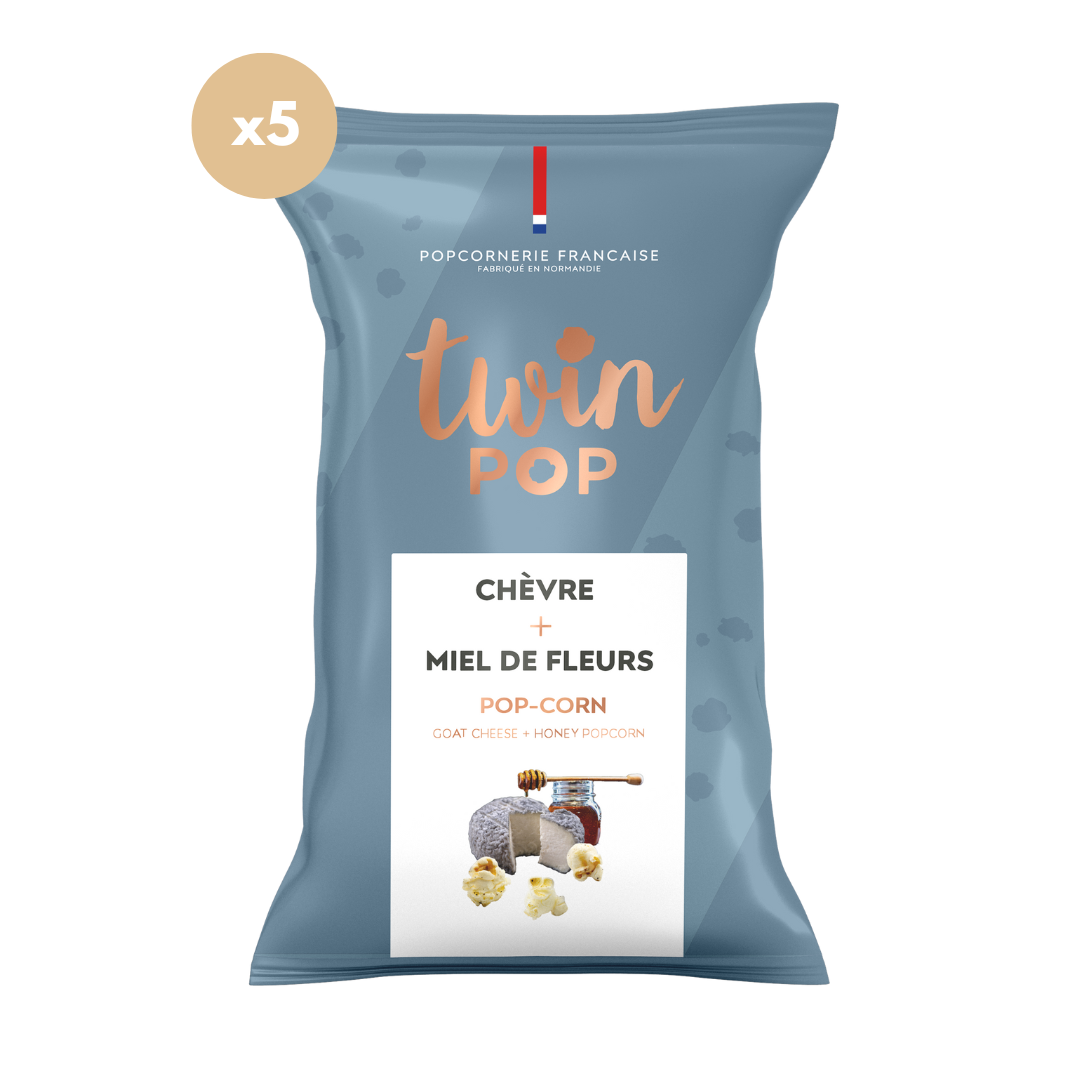 Popcorn Chèvre + Miel De Fleurs (GRAND SACHET 5x70g)