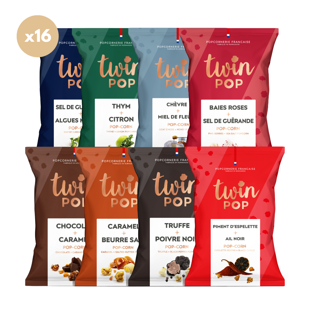 Assortiment Découverte Twinpop (x16 PETITS SACHETS)