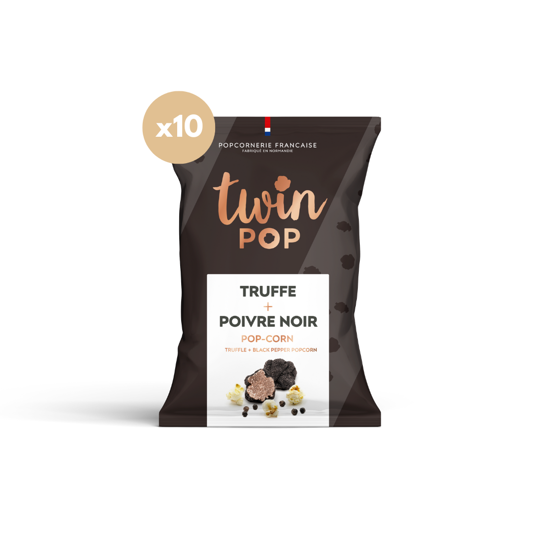 Popcorn Truffe + Poivre Noir (PETIT SACHET 10x22g)