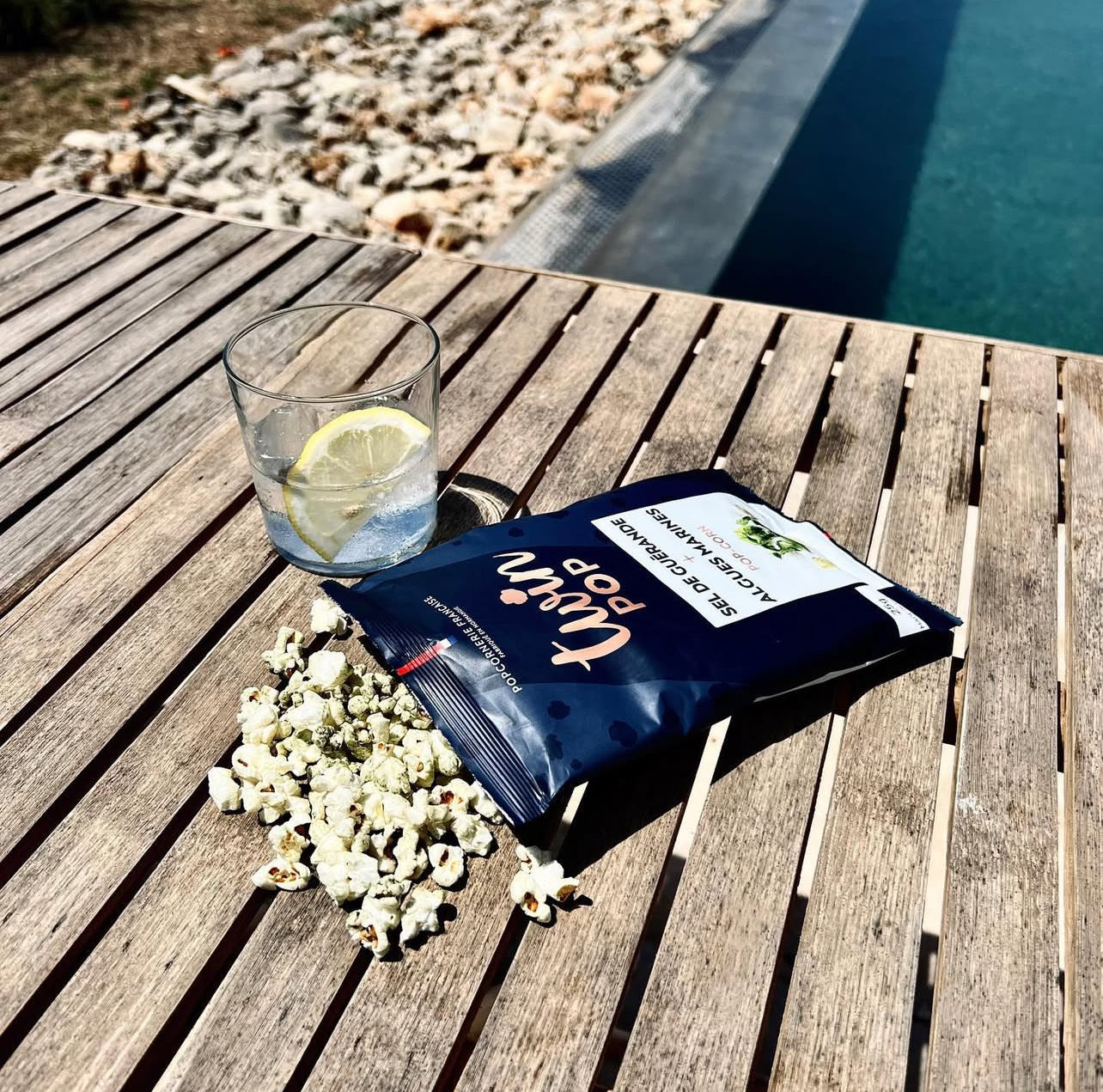 Popcorn Sel de Guérande + Algues Marines (PETIT SACHET 10x25g)