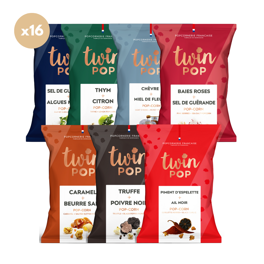 Assortiment Découverte Twinpop (x16 PETITS SACHETS)