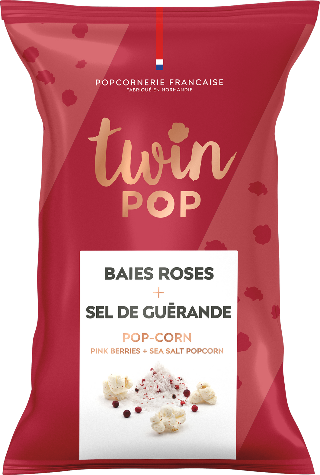 Popcorn Baies Roses + Sel de Guérande (GRAND SACHET x5)