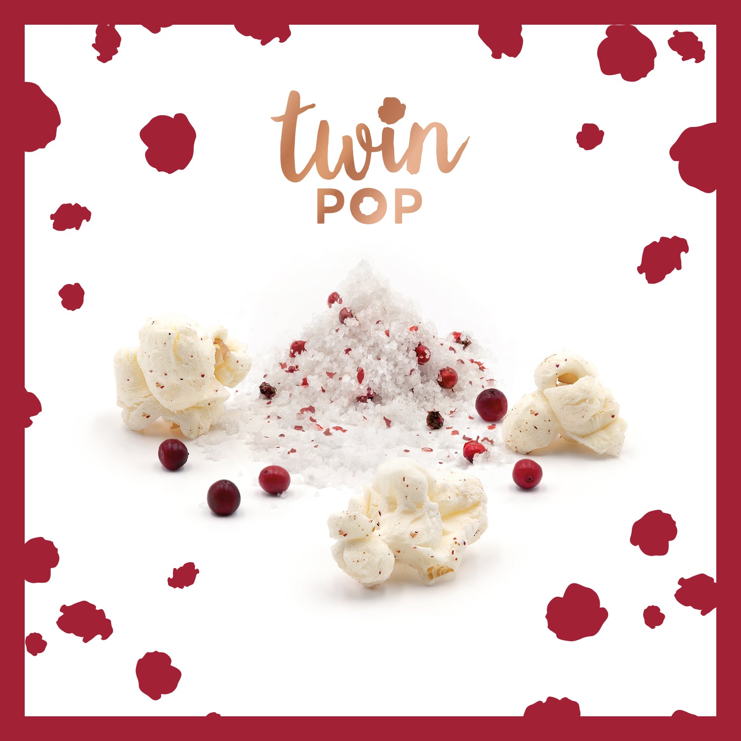Popcorn Baies Roses + Sel de Guérande (PETIT SACHET x10)